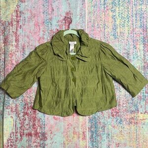 JH Collectibles Olive Green Blouse
